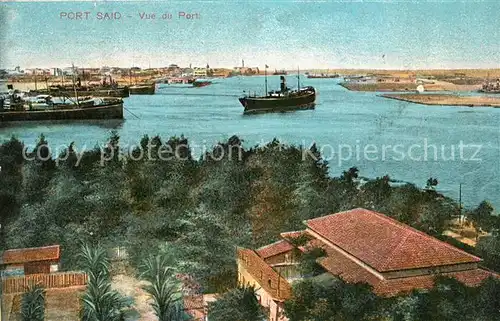 AK / Ansichtskarte Port_Said Hafen Schiffe Port_Said