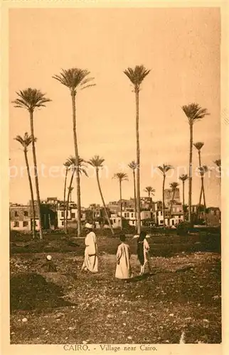 AK / Ansichtskarte Cairo_Egypt Village near Cairo Cairo Egypt