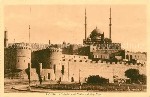 AK / Ansichtskarte Cairo_Egypt Citadelle Mohamed Aly Moschee Cairo Egypt