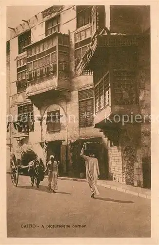 AK / Ansichtskarte Cairo_Egypt Altstadtviertel Cairo Egypt