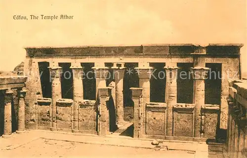 AK / Ansichtskarte Edfou Tempel Athor Edfou