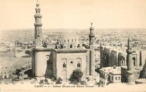 AK / Ansichtskarte Cairo_Egypt Moschee Sultan Hassan Rifayel Cairo Egypt