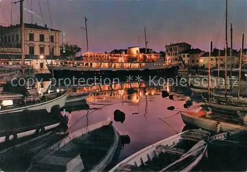 AK / Ansichtskarte Grado_Gorizia Kleiner Hafen mit Schiff Ambriabella Grado Gorizia