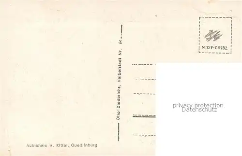 AK / Ansichtskarte Quedlinburg Rathausportal Quedlinburg