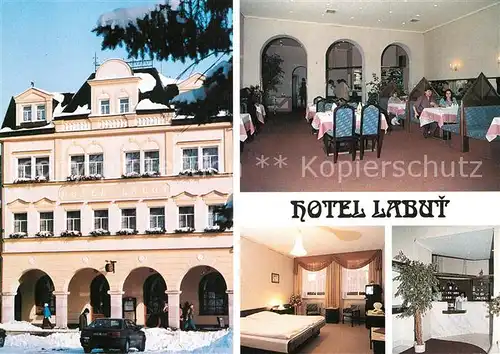 AK / Ansichtskarte Vrchlabi Hotel Restaurant Labut Vrchlabi