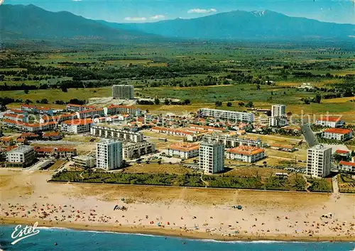 AK / Ansichtskarte Argeles_Plage Vue aerienne Collection La Cote Vermeille Argeles_Plage