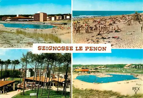 AK / Ansichtskarte Seignosse_Le_Penon Piscine et Village Vacances Tourisme Plage Centre Commercial Residence de l Eyre Seignosse_Le_Penon