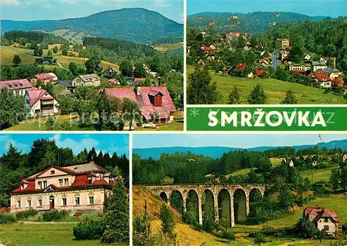 AK / Ansichtskarte Smrzovka_Morchenstern Teilansichten Viadukt 