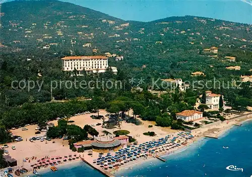 AK / Ansichtskarte Beauvallon_Grimaud Hotel du Golf Plage Golfe de Saint Tropez vue aerienne Beauvallon Grimaud