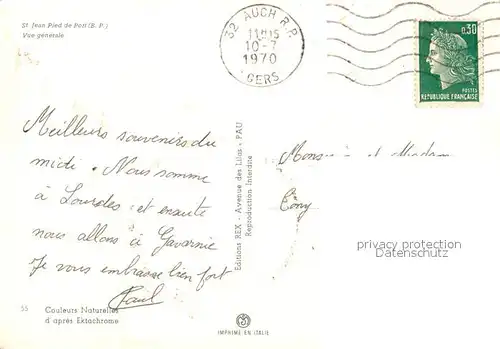 AK / Ansichtskarte Saint Jean Pied de Port et les Pyrenees vue aerienne Saint Jean Pied de Port