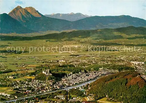 AK / Ansichtskarte Salzburg_Oesterreich Panorama Blick vom Gaisberg mit Hochstauffen und Zwiesel Salzburg_Oesterreich