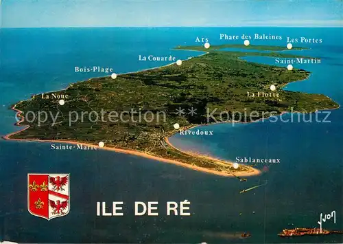 AK / Ansichtskarte Ile_de_Re Vue aerienne Ile_de_Re