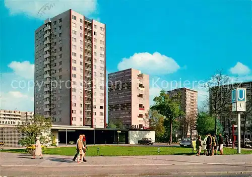 AK / Ansichtskarte Berlin Hansaviertel Hochhaeuser Berlin