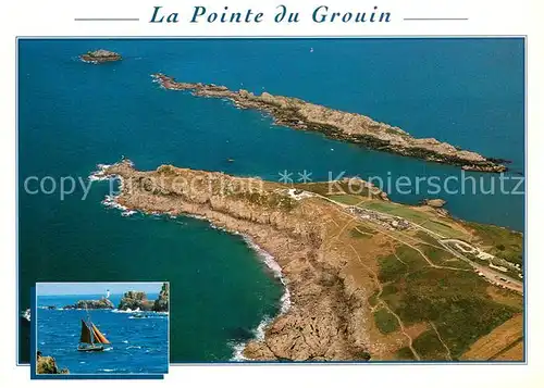 AK / Ansichtskarte Cancale Pointe du Grouin Cote d Emeraude vue aerienne Cancale