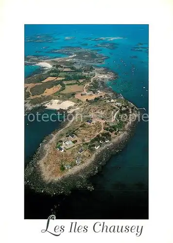 AK / Ansichtskarte Iles_Chausey Vue aerienne Iles_Chausey