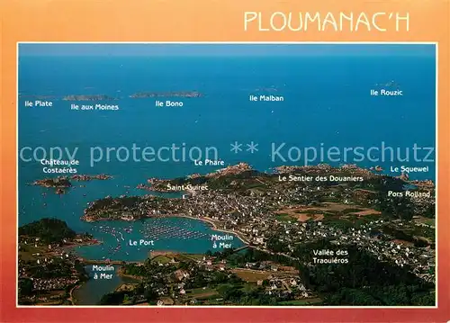 AK / Ansichtskarte Ploumanach Vue aerienne Ploumanach