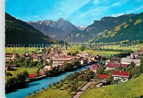 AK / Ansichtskarte Zell_Ziller_Tirol Gesamtansicht Landschaftspanorama Zillertaler Alpen Zell_Ziller_Tirol