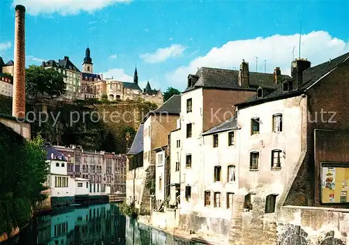 AK / Ansichtskarte Luxembourg_Luxemburg Alzette pittoresque au Grund Luxembourg Luxemburg