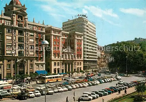 AK / Ansichtskarte Malaga_Andalucia Acera de la Marina Hotel Malaga Palacio Malaga_Andalucia