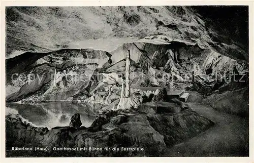 AK / Ansichtskarte H?hlen_Caves_Grottes R?beland Goethesaal  