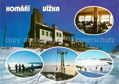 AK / Ansichtskarte Komari_Vizka Stredisko zimnich sportu teplicky sportovou a milovniku turistiki Komari Vizka