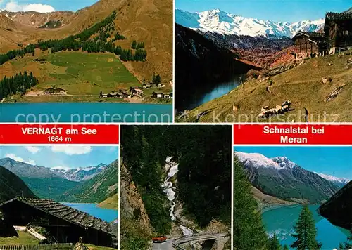 AK / Ansichtskarte Vernagt_am_See mit Schnalstal Teilansichten 