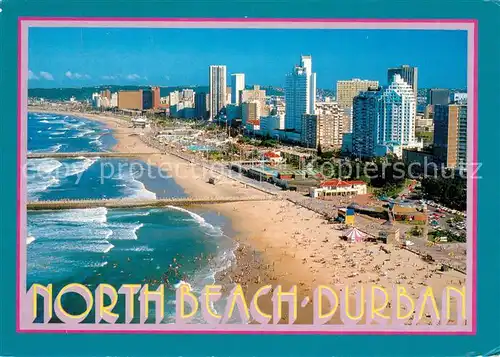 AK / Ansichtskarte Durban_South_Africa North Beach Fliegeraufnahme 