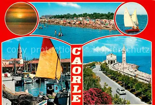 AK / Ansichtskarte Caorle_Venezia Strand hafen Promenade Caorle_Venezia
