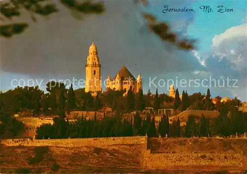 AK / Ansichtskarte Jerusalem_Yerushalayim Mt Zion Jerusalem_Yerushalayim