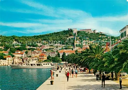 AK / Ansichtskarte Hvar Promenade Hvar
