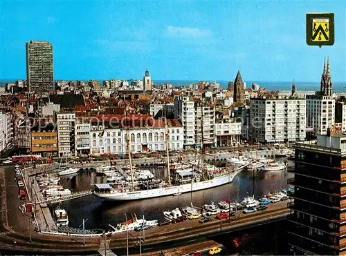 AK / Ansichtskarte Oostende_Ostende Hafenpartie 