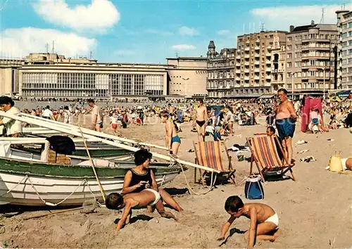 AK / Ansichtskarte Oostende_Ostende Strand en Kursaal 