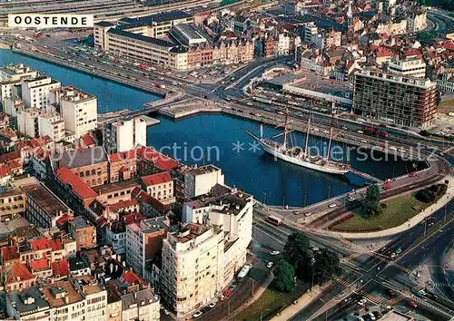 AK / Ansichtskarte Oostende_Ostende Fliegeraufnahme 