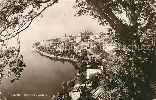 AK / Ansichtskarte Montreux_VD Fliegeraufnahme La Baie Montreux VD