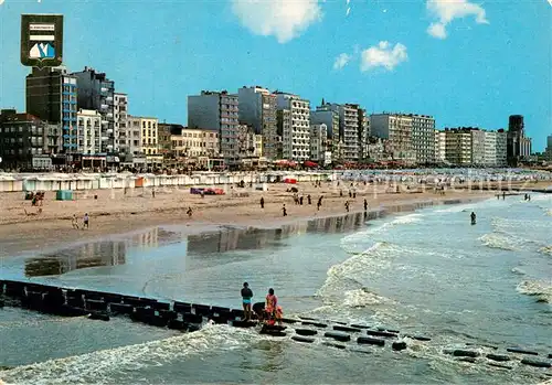 AK / Ansichtskarte Blankenberge Plage et digue de mer Strand und Promenade Blankenberge