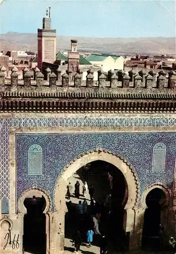 AK / Ansichtskarte Fes Bab Boujeloud Fes
