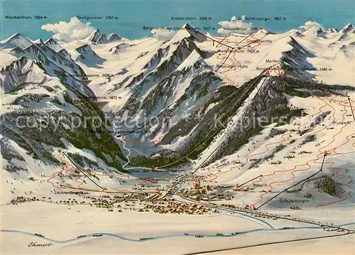AK / Ansichtskarte Kaprun Panorama Skigebiet Hohe Tauern Kaprun