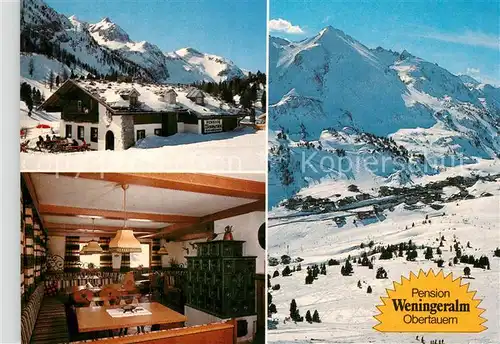AK / Ansichtskarte Obertauern Pension Weningeralm Panorama Wintersportplatz Alpen Obertauern