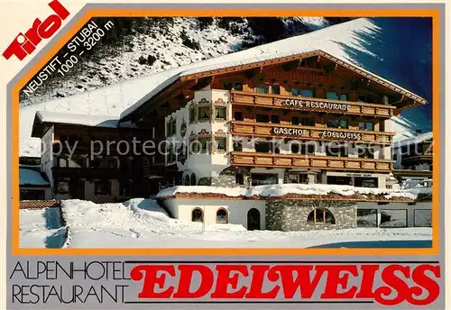 AK / Ansichtskarte Kroessbach Alpenhotel Restaurant Edelweiss im Winter Kroessbach