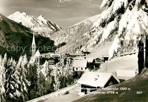 AK / Ansichtskarte Heiligenblut_Kaernten Winterpanorama mit Grossglockner Hohe Tauern Heiligenblut Kaernten