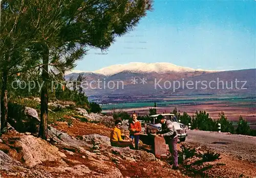AK / Ansichtskarte Galilee Upper Galilee Hule Valley and Mount Hermon Galilee