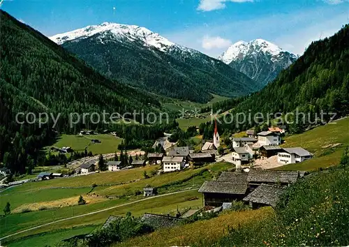 AK / Ansichtskarte St_Nikolaus_Ultental Gesamtansicht mit Alpenpanorama St_Nikolaus_Ultental