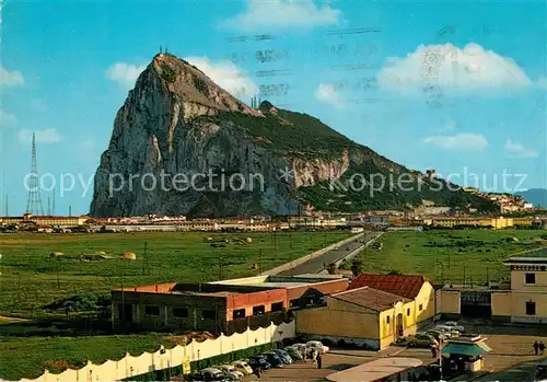AK / Ansichtskarte Gibraltar North view of the Rock of Gibraltar Felsen Gibraltar