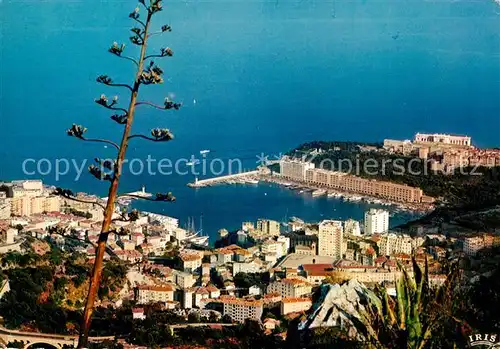 AK / Ansichtskarte Monaco Panorama Port Principaute vue prise de La Turbie Monaco