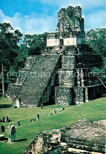 AK / Ansichtskarte Guatemala Mayaruinen von Tikal Guatemala