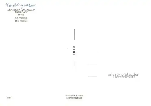 AK / Ansichtskarte Antsirabe Marche Markt Antsirabe