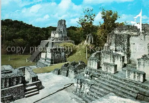 AK / Ansichtskarte Guatemala Templo Gran Jaguar Tikal Peten Mayaruinen Guatemala