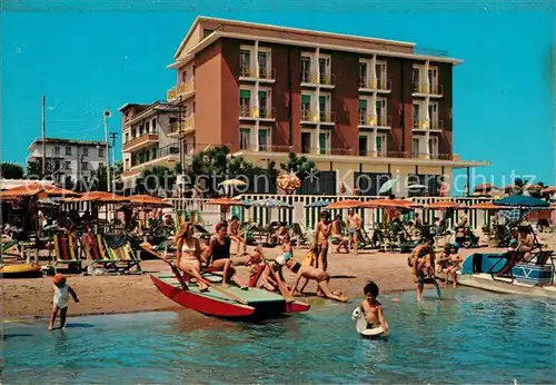 AK / Ansichtskarte Bellaria Hotel Gradara Spiaggia Strand Bellaria