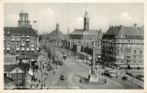 AK / Ansichtskarte Strassenbahn Kobenhavn Vesterbro s Passage  