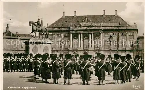 AK / Ansichtskarte Leibgarde_Wache Kobenhavn Vagtparaden 